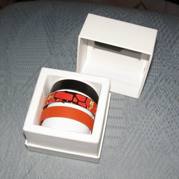 NEW Bracelet set by Les Georgettes 6 colors bands - Picture 3 of 9